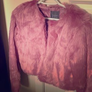 Faux Fur jacket from primark! Never worn size 8!